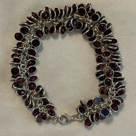 Silpada Garnet Cha-Cha Bead Bracelet RARE B1049 - Picture 13 of 15